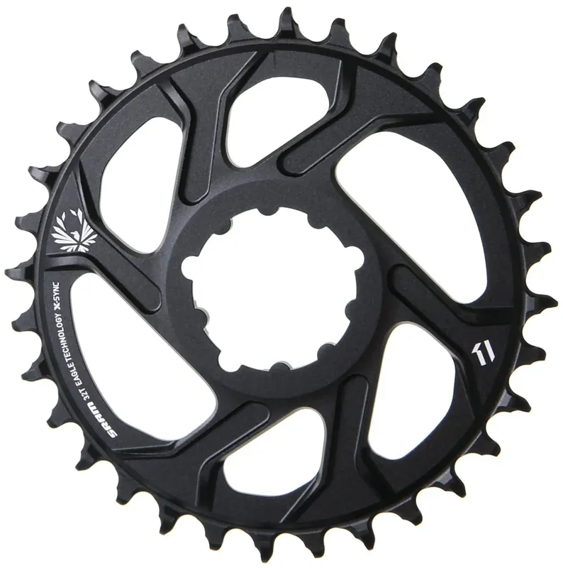 Begrenztes Angebot SRAM Kettenblatt X-Sync 2 30 Zähne schwarz 3 mm Offset Aluminium