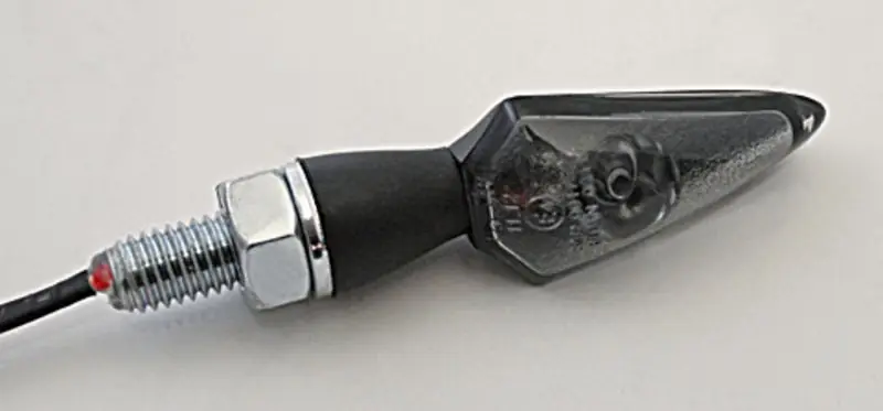 Preis Gesenkt HIGHSIDER pro Stream LED Blinker Gehäuse Schwarz / Linse Rauchgrau (Paar), Vorn & Hinten