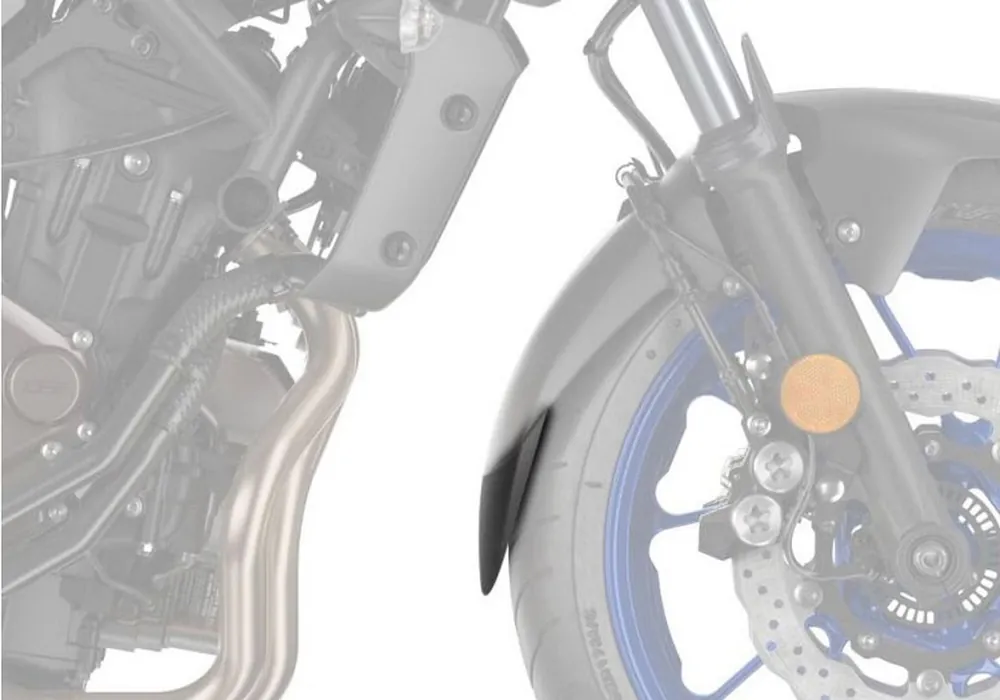 Kracherpreis BODYSTYLE Kotflügelverlängerung vorne ABS Kunststoff schwarz-matt für YAMAHA MT-07, Tracer 7/GT
