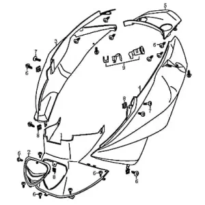 Knallerangebot Dekorblende links Abdeckkappe Dekogitter FIG32-9
