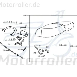 Angebot Feder Sitzbankverschluss 741719