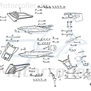 Aktuell Kreidler Galactica 3.0 RS 50 Heckverkleidung links gelb 741601 Heckabdeckung Seitenverkleidung Seitenabdeckung Seitenteil