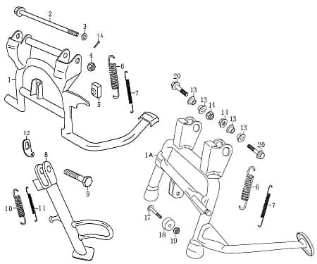 Must-Have Spannfeder aussen (Seitenständer 86357) FIG28-10A