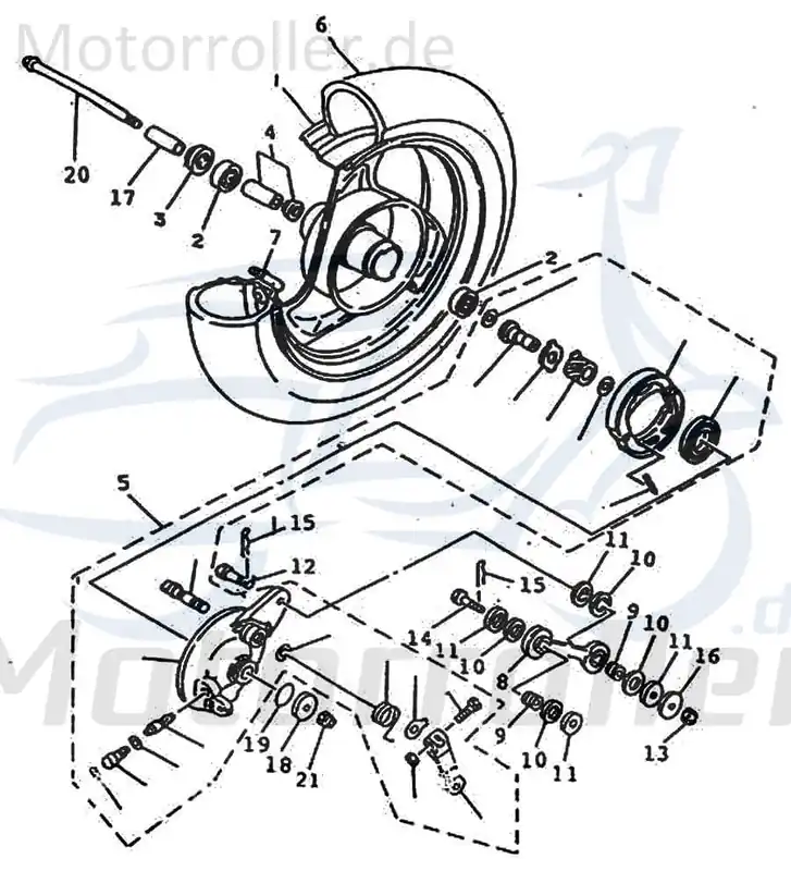 Versand Am Gleichen Tag Rex 25 Bremsteller Bremsscheibe Roller 50ccm 2Takt 77125 Bremsankerplatte Bremsplatte Bremsabdeckplatte Deckel Trommelbremse Scooter