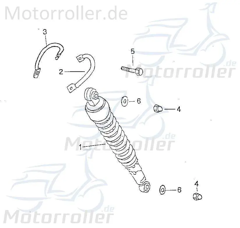 Sonderangebot SMC Chopper 125 Unterlegscheibe U-Scheibe 125ccm 4Takt 98627 Distanzhalter Washer Beilagscheibe Ausgleichsscheibe Distanz-Scheibe