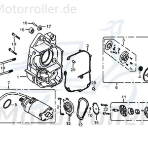 Beliebt Antriebszahnrad Ölpumpe Kettenritzel Roller 15133-GY6A-9000 Antriebsrad Antriebsritzel Scooter Ersatzteil Service Inpektion