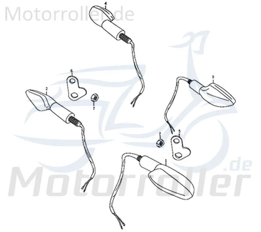 Blinkerhalter rechts Blinkerbefestigung Blinker-Halter 781138 Blinkerhalterung Blinker-Halterung Blinker-Befestigung Blinkerhaltergummi Neu Im Sortiment