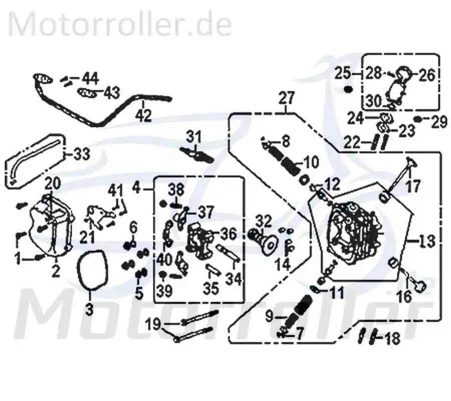 Isolator Dichtung Ansaugstutzen Scooter Roller 742040 Ansaugstutzen-Dichtung Dichtung-Ansaugstutzen Ansaug-Krümmer Zwischenstück Günstig