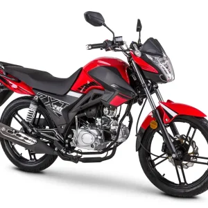 Nur Für Kurze Zeit Motorrad Fighter 50 ZXT-RS rot 45 km/h Euro 5 Schaltmoped Mokick Kleinkraftrad Krad 4 Takt 50 ccm