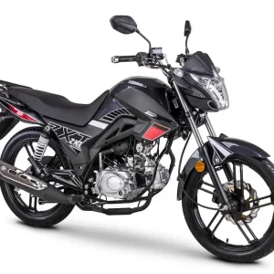 Motorrad Fighter 50 ZXT-RS schwarz 45 km/h Euro 5 Schaltmoped Mokick Kleinkraftrad Krad 4 Takt 50 ccm Nur Heute