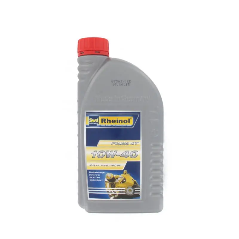 Rheinol Motoröl 4Takt SAE 10W40 Viertakt Motorenöl 13577 Viertaktöl Teilsynthetic Viertakt-Öl Motorrad-Öl 50ccm-4Takt Scooter Moped Preisknaller