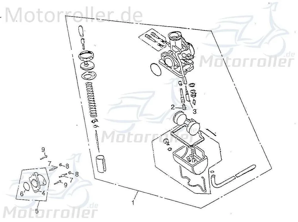 Top-Preis SMC Bundschraube M6x20mm Rex Quad 150 ATV 150ccm 4Takt Maschinenschraube Flanschschraube Flansch-Schraube Maschinen-Schraube UTV