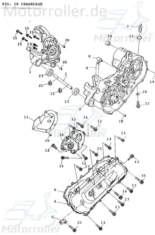 Billig Adly Senkkopfschraube JET 50 Senkschraube Roller 50ccm 2Takt Senkkopf-Schraube Senk-Schraube Minarelli liegend Scooter Cat 50 Service