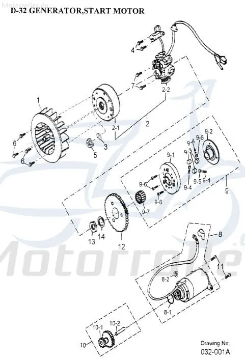 Preisreduziert Aeon Overland 180 Bundmutter Quad 180ccm 4Takt 94071-22000-0 Sechskantmutter Flanschmutter Sechskant-Mutter Flansch-Mutter Bund-Mutter