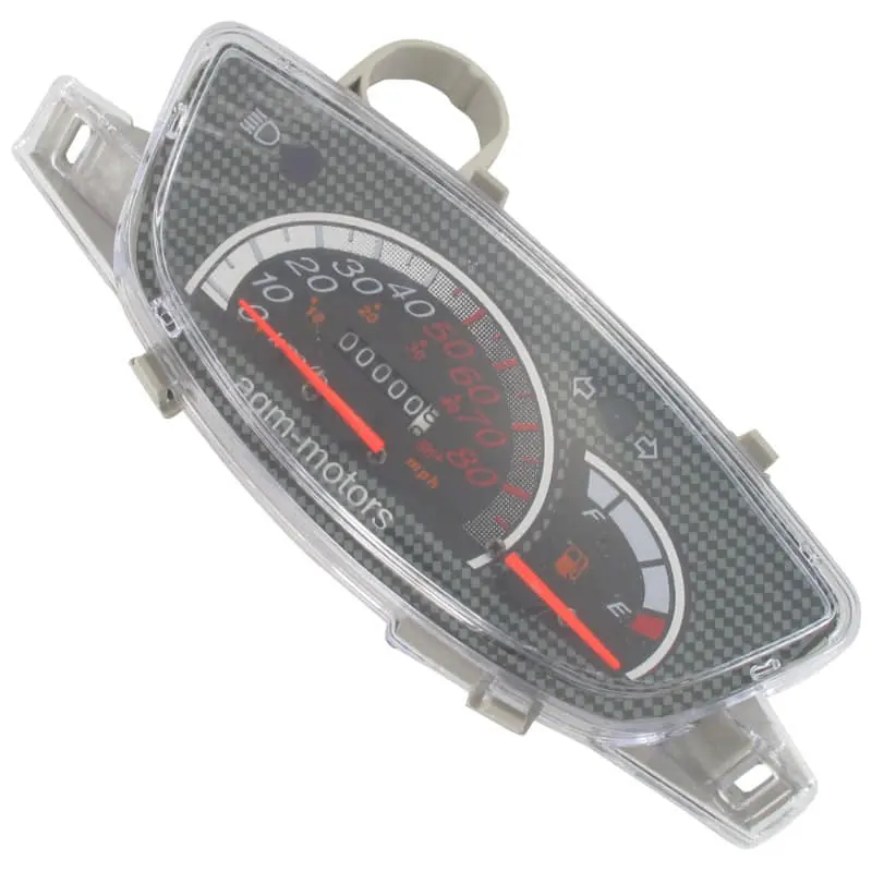 Top-Seller Rex Monza 50 Kilometerzähler Tacho Roller Geschwindigkeitsmesser 50ccm 4Takt 139QMB JSD50QT-13 50cc 4T 139QMA Tachometer