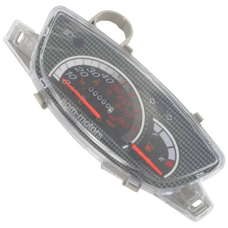 Rex Monza 50 Kilometer-Zähler Tacho Roller Geschwindigkeitsmesser 50ccm 4Takt 139QMB JSD50QT-13 50cc 4T 139QMA Tachometer Top-Angebot