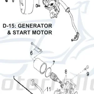 AEON Anlasser Anlasser-Satz Starter 31200-151-000 Geprüft
