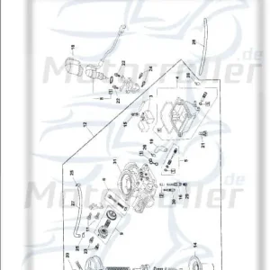Vergaser Tongjian Strassenbuggy 150 16100-KAT-913 Carburetor Eppella ECM TBM Twister Hammerhead Wangye Kasea Buggy Markenware