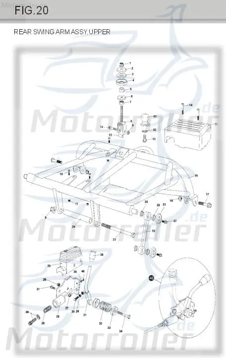 Buchse Schraubenplatte Motorträger Tongjian 150ccm 4Takt Hülse Distanzhülse Lagerbuchse Distanz-Hülse Distanzbuchse Passhülse Buggy Kracherpreis