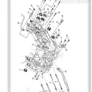 Abverkauf Bundschraube M6x35mm Tongjian Maschinenschraube 150ccm 4Takt Flanschschraube Flansch-Schraube Maschinen-Schraube Bund-Schraube Buggy