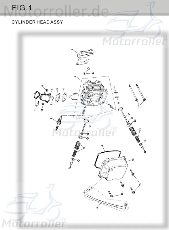Buchse M6x25mm Tongjian Strassenbuggy 150 III 150ccm 4Takt Hülse Distanzhülse Lagerbuchse Distanz-Hülse Distanzbuchse Passhülse Service Meistverkauft