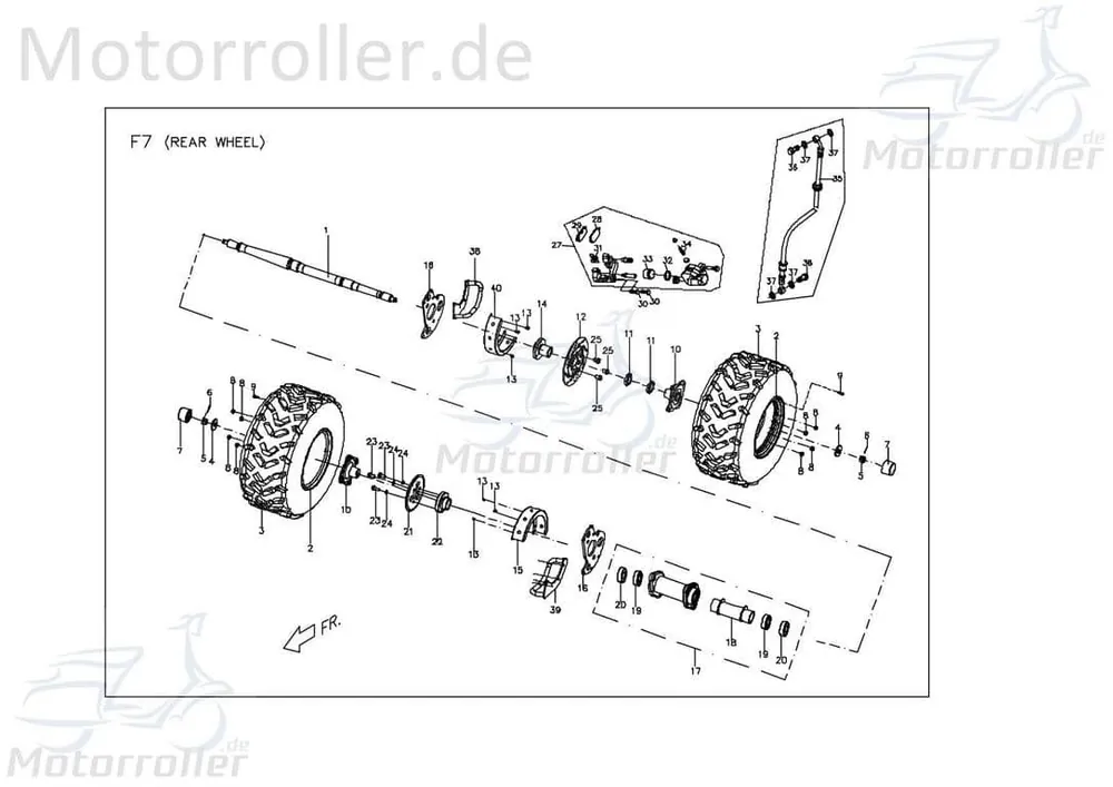 Bestpreis Halter Schutzabdeckung links schwarz (60) X2407500600