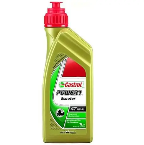 CASTROL Motoröl 4Takt 5W40 Motorenöl Power1 Scooter 5706940 Scooter 4T Viertaktöl Teilsynthetic Viertakt-Öl Motorrad-Öl Moped Service Super-Preis