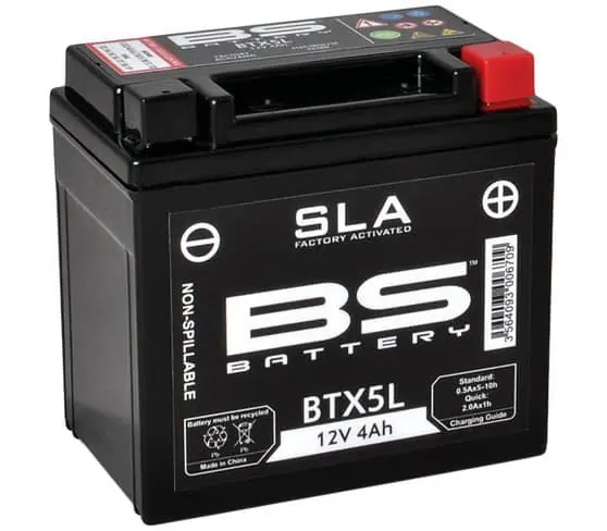 Batterie BTX5L/BTZ6S 12V 4Ah SLA DIN 50412 113x105x70mm Rex 5378880 Versiegelt (FA) Akku Starterbatterie Akkumulator Starter-Batterie Saisonangebot
