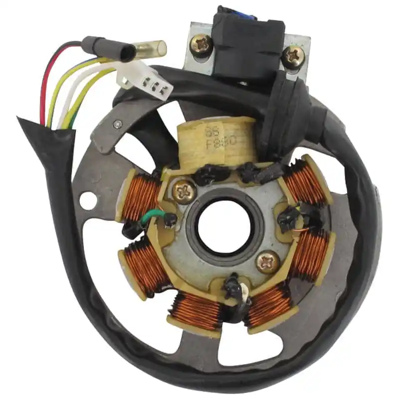 Zertifiziert CYR Route 51 50ccm Lichtmaschine 50ccm 2Takt AWA-1PE40QMB-076 alt 12mm Stator Ankerplatte Anker-Platte Stromerzeuger Strom-Generator