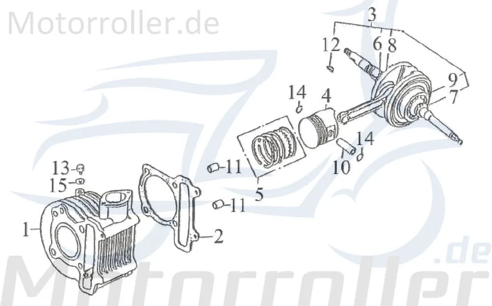 Sonderangebot Kreidler F-Kart 170 Zylinderfußdichtung 170ccm 4Takt 11151-KAI-00 Zylinderdichtung Fuß-Dichtung Zylinderfuß-Dichtung 170ccm-4Takt