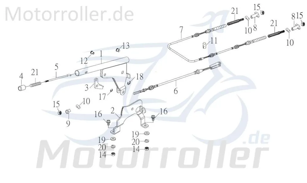 Garantierte Lieferung Kreidler F-Kart 170 Haltestange 170ccm 4Takt 53275-MUS-00 Knauf 170ccm-4Takt Ersatzteil Service Inpektion Direktimport