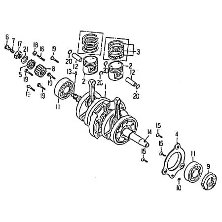 Rex Quad 150 Primärantriebsritzel ATV 250ccm 4Takt 90115 250ccm-4Takt Kreidler Mustang 250 UTV Ersatzteil Service Inpektion Sonderangebot