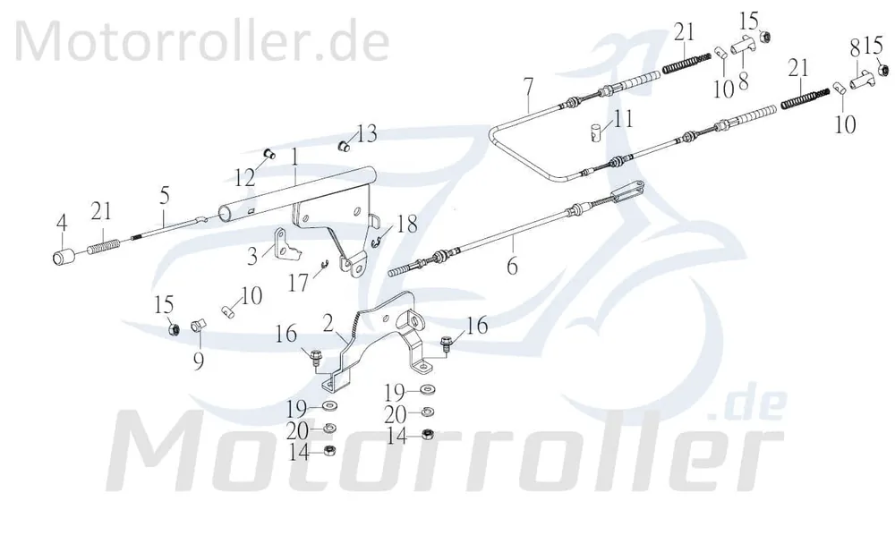 Preisknaller Kreidler F-Kart 170 Raste 170ccm 4Takt 53273-MUS-00 Handbremshebel 170ccm-4Takt Ersatzteil Service Inpektion Direktimport