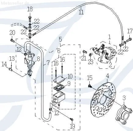 Top-Preis Barossa Cheetah 250 Aufnahme Halter 250ccm 4Takt 45830-CBW-00 Standard 250ccm-4Takt Quad ATV Explorer UTV Ersatzteil Service Inpektion