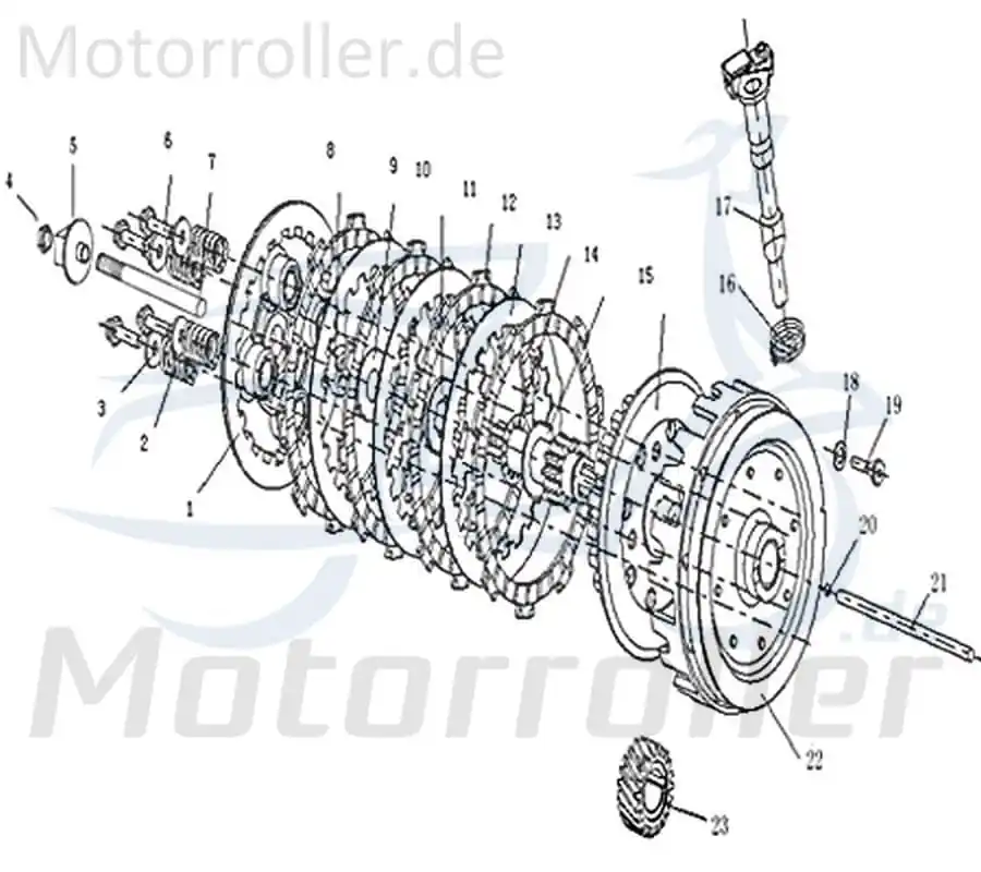 Garantierte Lieferung CPI SX 50 Supercross Scheibe U-Scheibe Distanz-Scheibe 1E40MB.04-02 Unterlegscheibe Unterleg-Scheibe Abstandsscheibe Moped