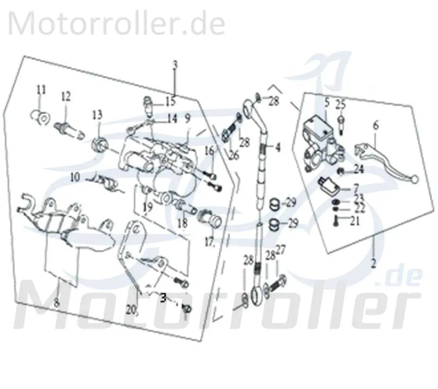 Haltering Motorrad 1 Kreidler Rex Sicherungsring 733266 Expressversand
