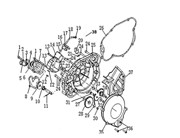 Direkt Vom Hersteller Kreidler Supermoto 50 DD Hebel Bremszylinder hinten 733285 Hebelarm Bremsgeber Hinterradbremse