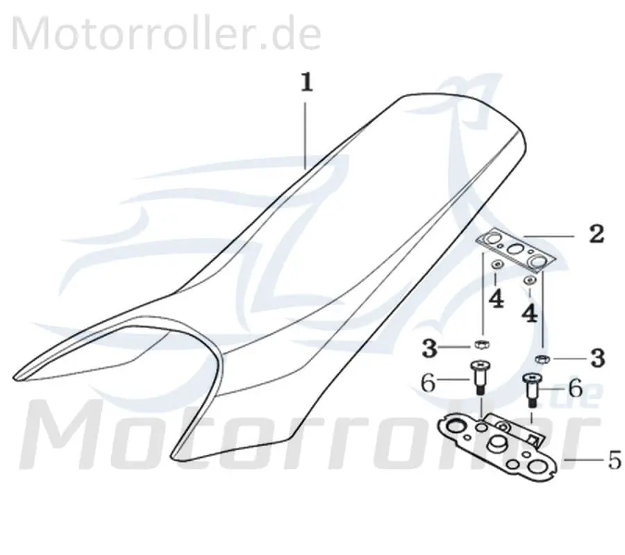 Platte Sitzverriegelung 733327 Top-Angebot