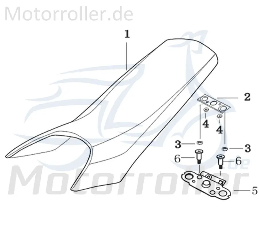 CPI SX 50 Supercross Halteplatte 50ccm 2Takt 408-12Y2-001-001 Stahlplatte Halter Montageschiene Fixierung Halterung Montageplatte Bestpreis