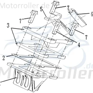 Abreisschraube Kreidler DICE SM 50 LC Motorrad 50ccm 733310 Supermoto 50 DD Ersatzteil Service Inpektion Direktimport Neu