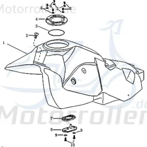 Anschlussplatte Benzinhahn Kreidler DICE SM 50 LC 733331 Kraftstoffhahn Motorrad Supermoto 50 DD Ersatzteil Service Inpektion Beliebt