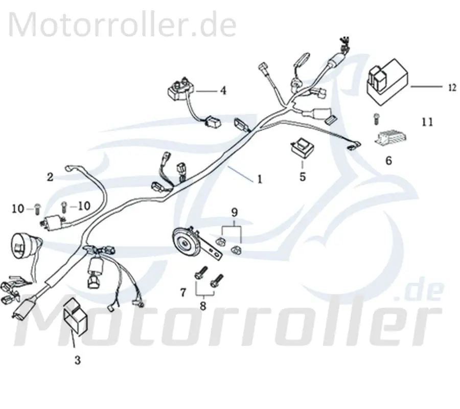 Batteriesicherungsband Gummiband Scooter Roller 733348 Moped Ersatzteil Service Inpektion Direktimport Zertifiziert