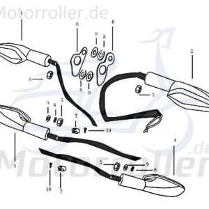 Blinker hinten rechts CPI SX 50 Supercross 602-12Y2-007 Signalleuchte Blinklicht Blinkleuchte Fahrtrichtungsanzeiger Winker Preisreduziert