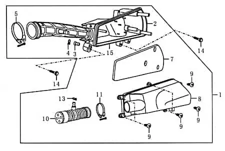 Sale Luftfiltergehäuse Luftfiltersystem 86794