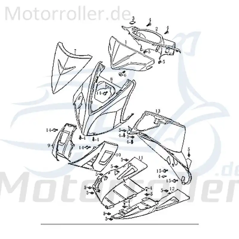 Knallerangebot Kreidler RMC-G 50 Seitenverkleidung 50ccm 2Takt FIG.C12-12 Seitendeckel Seitenabdeckung Seitenleiste Seiten-Verkleidung Seiten-leiste