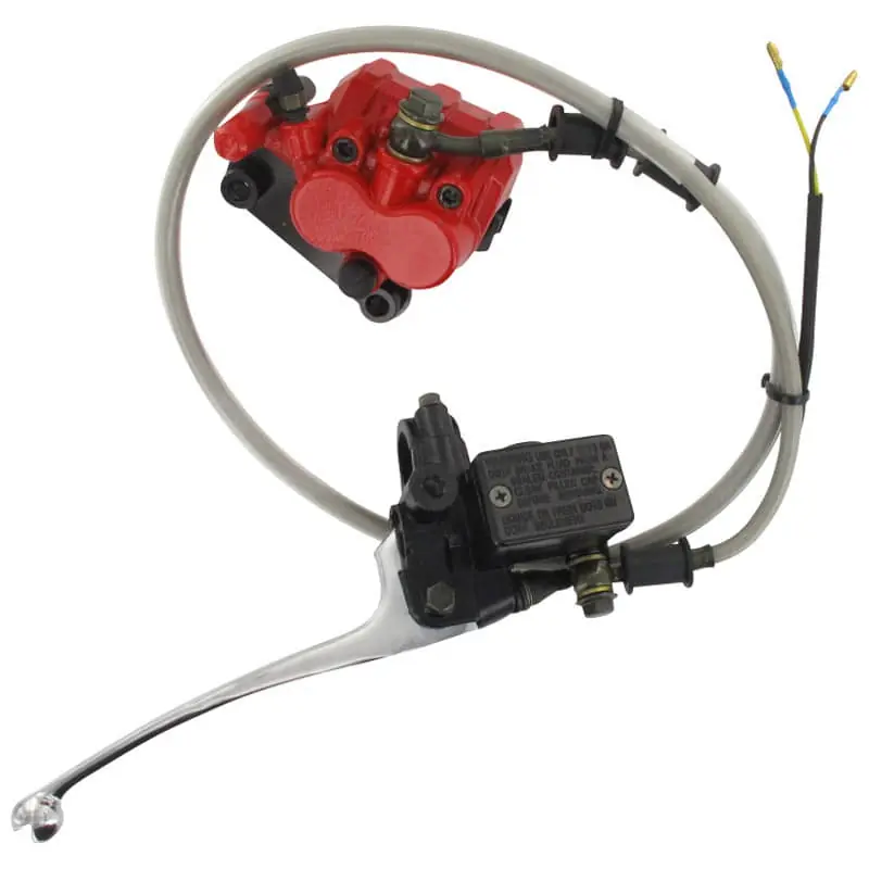 Billig AGM Fighter 50 One Bremse komplett 50ccm 2Takt Roller Bremsanlage Bremseinheit Jonway 1E40QMB YY50QT-28 50cc 2T Minarelli