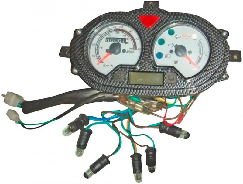 Rex Stratos Chicago Tacho-Armatur Tacho Tachometer Geschwindigkeitsmesser 50ccm 2Takt 1E40QMB YY50QT-28 50cc 2T Minarelli Preisknaller