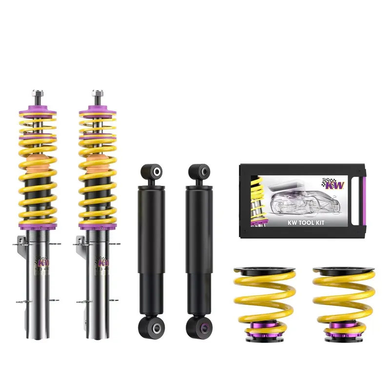 Rabatt KW Gewindefahrwerk V1 inox passend für Audi TT Roadster (8N) 8N9 Allrad 10/1999–02/2007