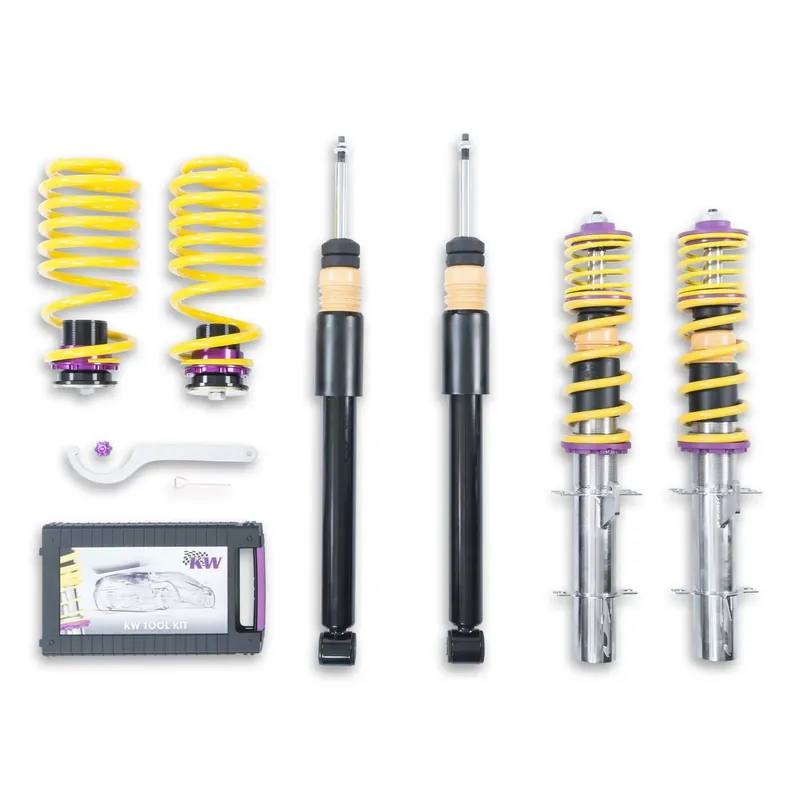 Finale Aktion KW Gewindefahrwerk V2 inox passend für VW Golf IV (1J_)