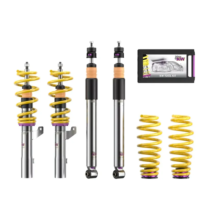 Mega-Angebot KW Gewindefahrwerk V3 inox passend für VW GOLF VI Cabriolet (517, 1K) 03/2011–10/2017